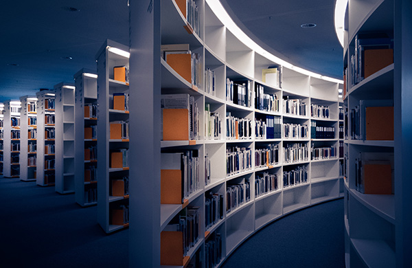 shelves books